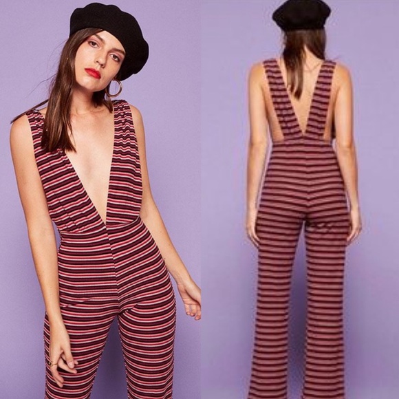 🍭 reformation vice sunset stripe jumpsuit 🍭 - Picture 8 of 8